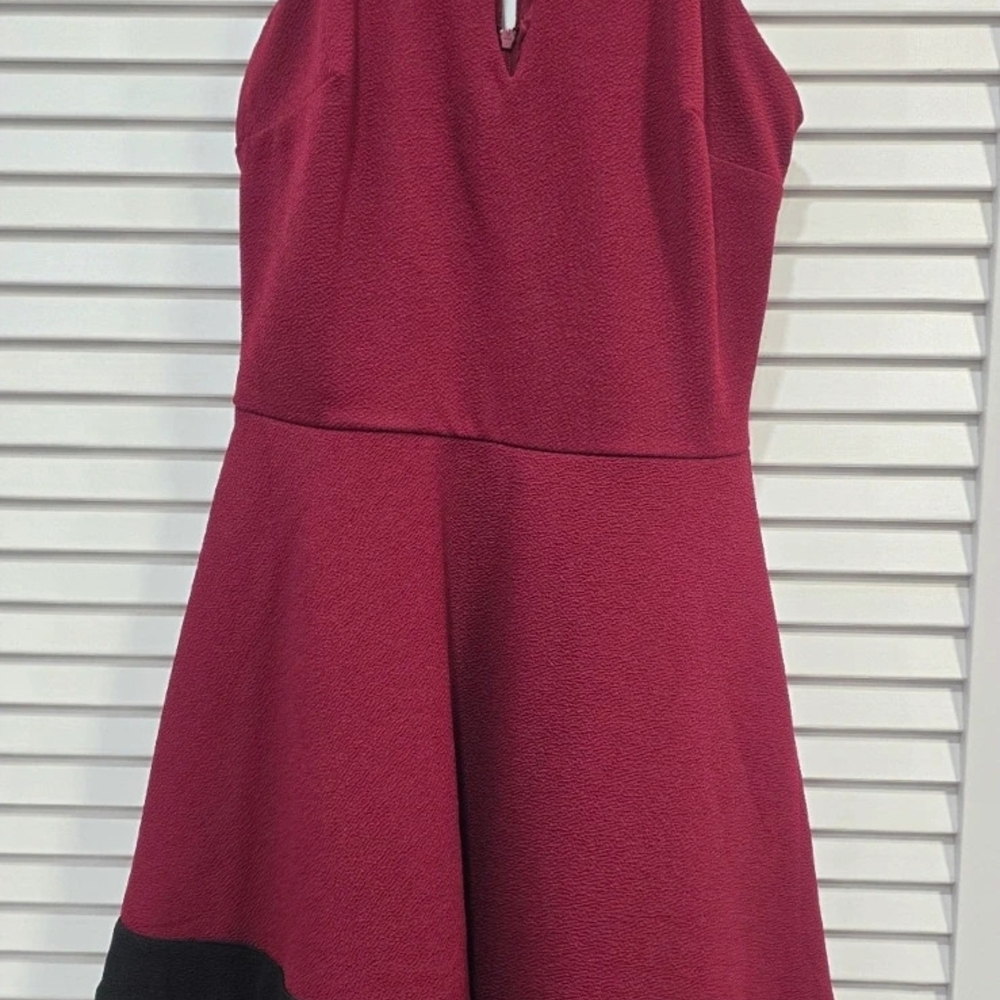 BCX Sleeveless Mini Dress in Deep Berry